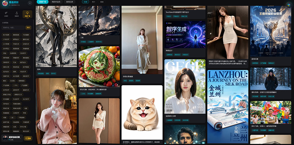 AIGC流程与内容交付案例图